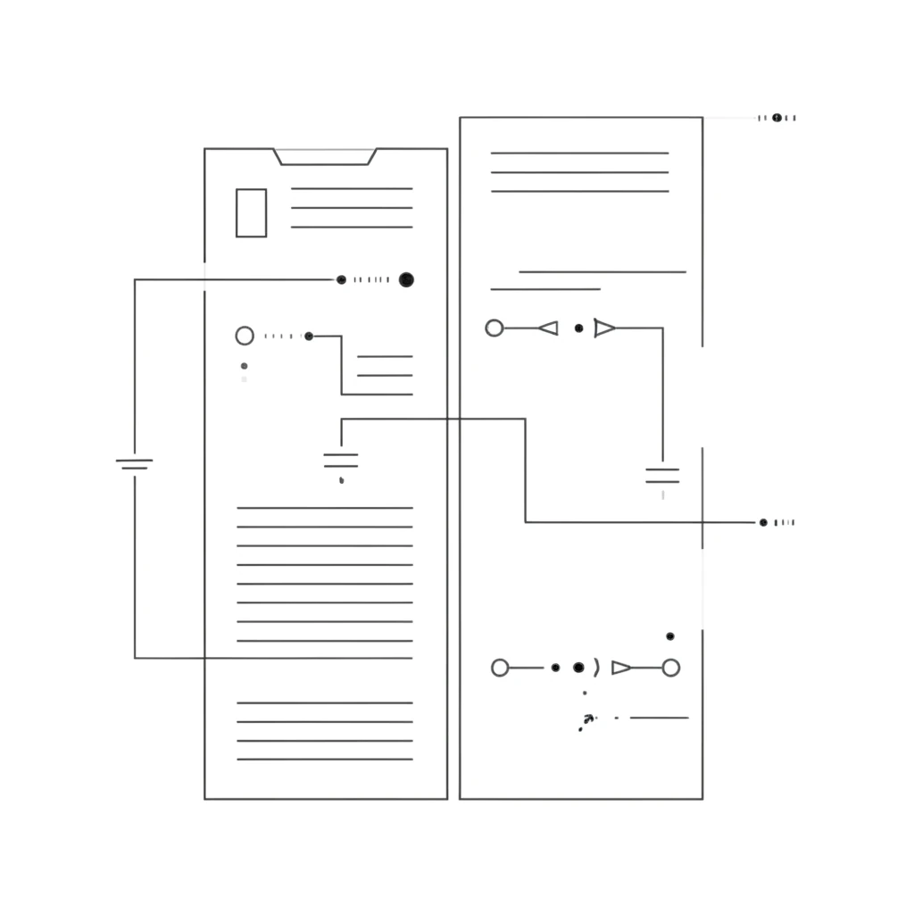 Person reviewing and editing documents at a desk