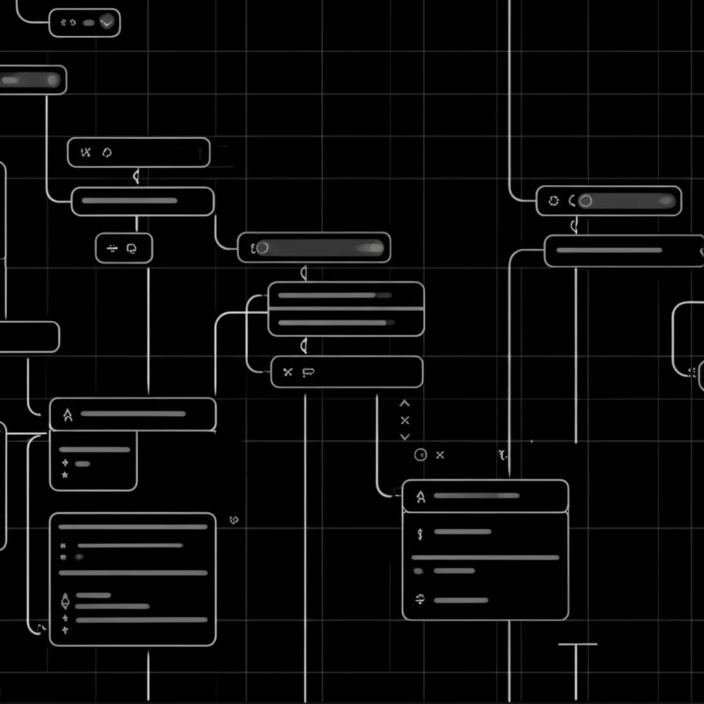 Team collaborating together around a shared workspace