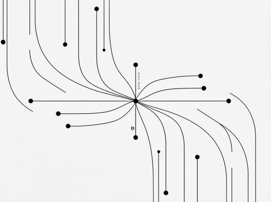 A creative workspace with a laptop, notebook, and coffee cup on a wooden desk