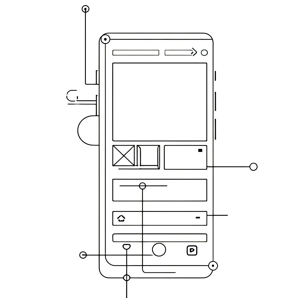 A smartphone displaying a clean mobile interface held in a hand