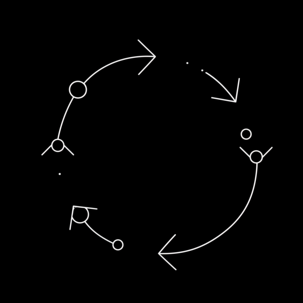 Abstract technology lines