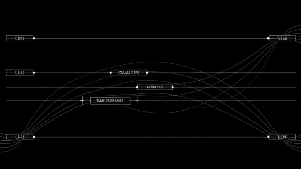 Matrix-style data visualization